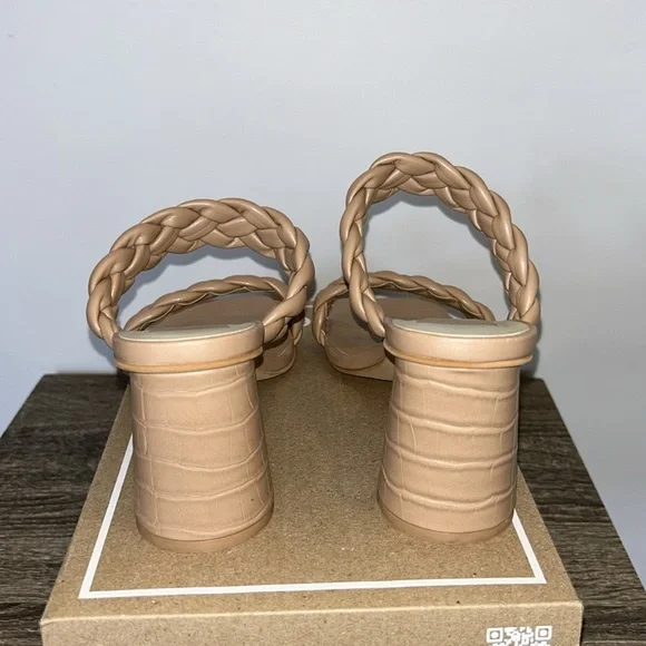 Dolce Vita Paily Braided Mule Heel in Blush - Picture 6 of 9